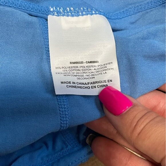 Nike Blue Running Dri Fit T shirt Size Large - Picture 5 of 8